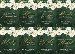 Naklejki na butelki Adelajda i Luiza - wzór 1