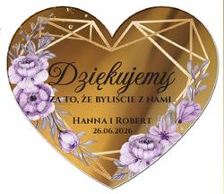 Magnesy z podziękowaniem Adela - wzór 2