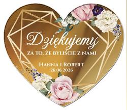 Magnesy z podziękowaniem Adela - wzór 8