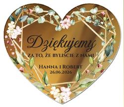 Magnesy z podziękowaniem Adela - wzór 15