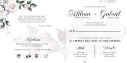 Zaproszenia Anna - wzór 2 wnętrze