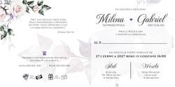 Zaproszenia Anna - wzór 4 wnętrze