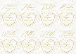 Naklejki na butelki Marmurkowa - wzór 3