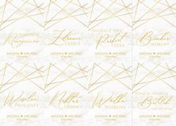 Naklejki na butelki Marmurkowa - wzór 4