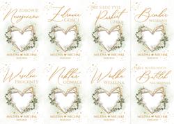 Naklejki na butelki Dalia - wzór 6