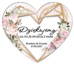 Magnesy z podziękowaniem Dalia - wzór 1