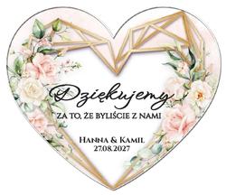 Magnesy z podziękowaniem Dalia - wzór 2