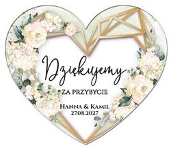 Magnesy z podziękowaniem Dalia - wzór 4