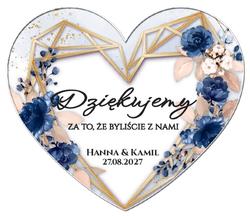 Magnesy z podziękowaniem Dalia - wzór 6