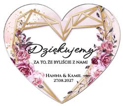 Magnesy z podziękowaniem Dalia - wzór 7