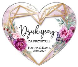Magnesy z podziękowaniem Dalia - wzór 9