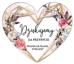 Magnesy z podziękowaniem Dalia - wzór 10