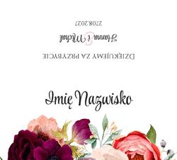 Winietki na stół Irma - wzór 3