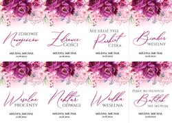 Naklejki na butelki Irma - wzór 1