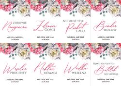 Naklejki na butelki Irma - wzór 2