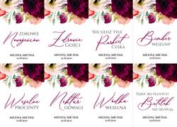 Naklejki na butelki Irma - wzór 7