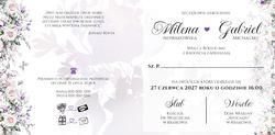 Zaproszenia Anna - wzór 16 wnętrze