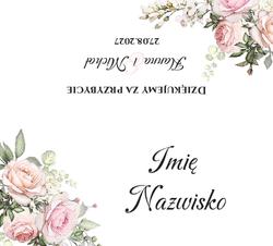 Winietki na stół Oliwia - wzór 3