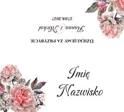 Winietki na stół Oliwia - wzór 5