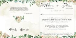 Zaproszenia Tacjana - wzór 1 wnętrze