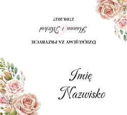 Winietki na stół Oliwia - wzór 8