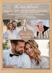 Podziękowania dla Rodziców - wzór 2