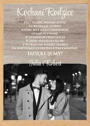 Podziękowania dla Rodziców - wzór 9