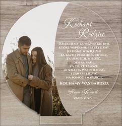 Podziękowania dla Rodziców LED - wzór 1