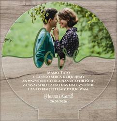 Podziękowania dla Rodziców LED - wzór 3