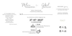 Zaproszenia Nina2 - wzór 5