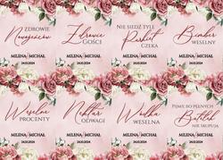 Naklejki na butelki Megan - wzór 6