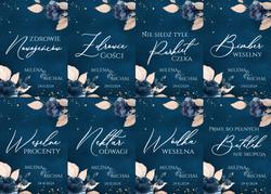 Naklejki na butelki Megan - wzór 9