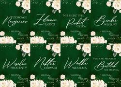 Naklejki na butelki Megan - wzór 11