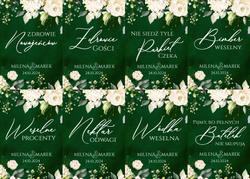 Naklejki na butelki Megan - wzór 13