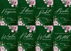 Naklejki na butelki Megan - wzór 15