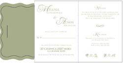 Zaproszenia Demi - wzór 1