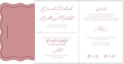 Zaproszenia Demi - wzór 2