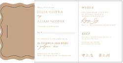 Zaproszenia Demi - wzór 3