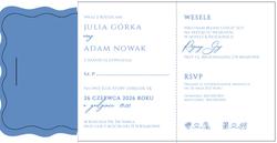 Zaproszenia Demi - wzór 5