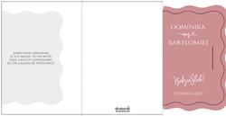 Zaproszenia Demi - wzór 8