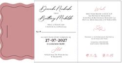 Zaproszenia Demi - wzór 8