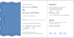 Zaproszenia Demi - wzór 9