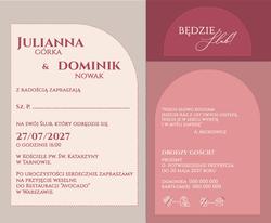 Zaproszenia Ariela - wzór 2