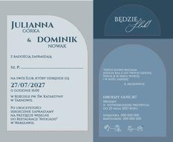 Zaproszenia Ariela - wzór 3