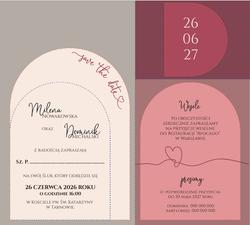 Zaproszenia Nancy - wzór 2