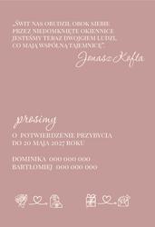 Zaproszenia Eliana - wzór 2