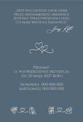 Zaproszenia Eliana - wzór 3