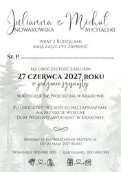 Zaproszenia Daniela - wzór 1