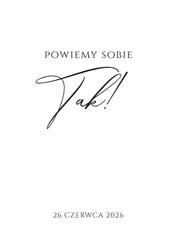 Zaproszenia Dakota - wzór 2