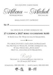 Zaproszenia Daniela2 - wzór 1